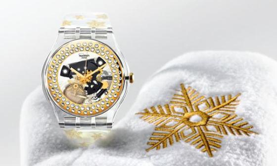 时间在雪中流逝——斯沃琪（Swatch）圣诞特别SNOW YOUR TIME AWAY腕表 