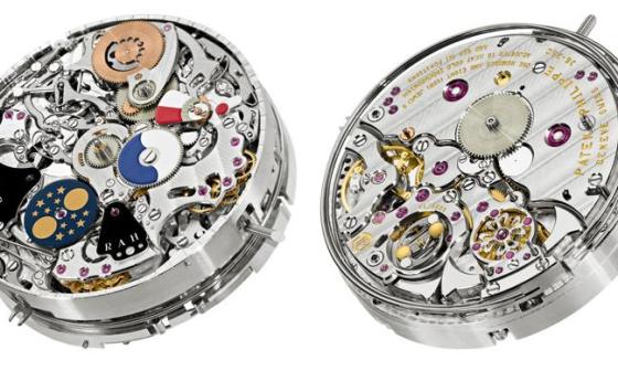 机芯 GS AL 36-750 QIS SUS IRM TIME SIDE (左) 机芯 GS AL 36-750 QIS SUS IRM CALENDAR SIDE (右)