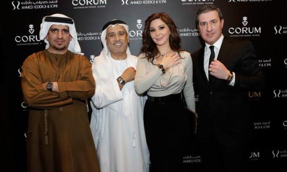 由左至右： Mohammed Abdulmagied Seddiqi, Abdul Hamied Seddiqi, Elissa Khoury 及Antonio Calce