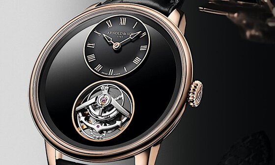 黑中幻彩：ARNOLD & Son Ultrathin Tourbillon 缟玛瑙