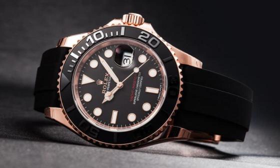 劳力士 ROLEX 橡胶表带就是从Yacht-Master 116655开始试水温的