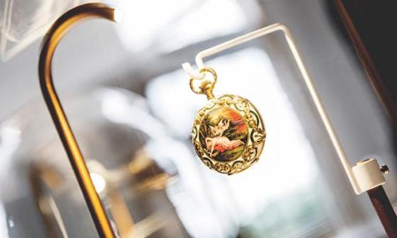 1906年欧米茄新艺术风格LèPINE怀表