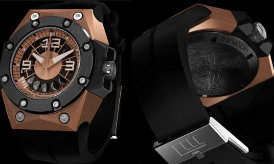 Linde Werdelin推出Oktopus II Moon自制复杂功能腕表