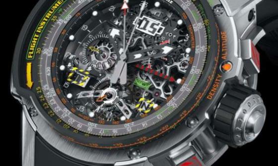 2013 SIHH 日内瓦高级钟表沙龙——Richard Mille RM 039 E6-B飞行计算器飞返计时陀飞轮腕表