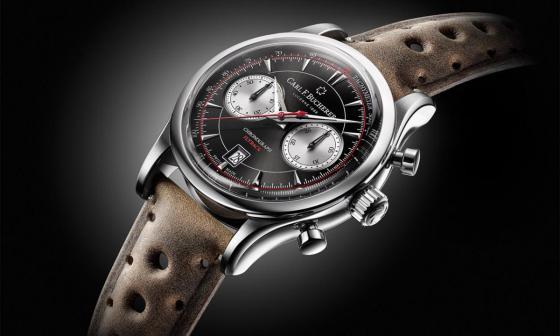 马利龙飞返计时码表推出第七款作品，新作启用了全新配色，搭配金棕色羚羊皮革表带呈现浓烈的复古风格