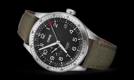 ORIS的Big Crown系列2019年新推两地时间手表改款新作，它的设计参考了过往飞行表甚至是飞机本身的元素，配合实用的两地时间功能，成为商旅人士全球跑透透时一位身边可靠的伙伴