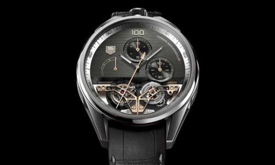 豪雅TAG Heuer发表史上首款磁力双陀飞轮计时秒表