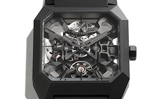 BELL & ROSS以黑陶瓷打造全新BR 03 Cyber镂空表