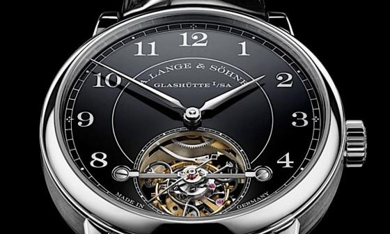 当陀飞轮会停秒 朗格 1815 用黑珐琅与铂金交织新世代精准哲学