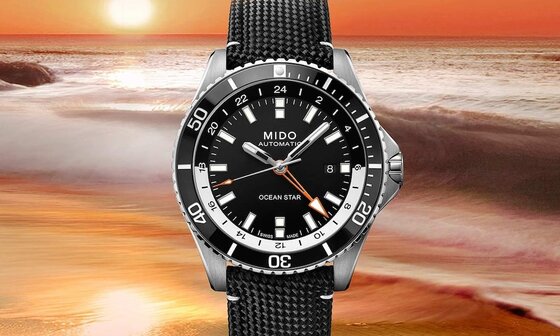 橙光破昼夜，一表赴山海：MIDO Ocean Star GMT 双时区腕表