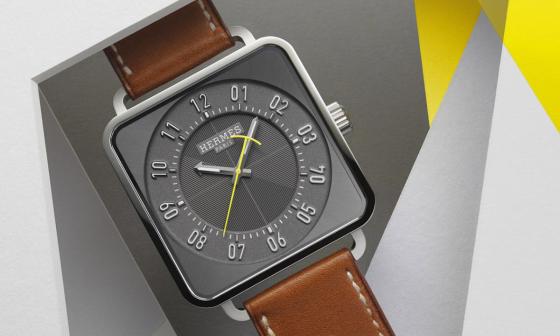 从时间洪流里面冲回地面 HERMÈS 爱马仕Carré H