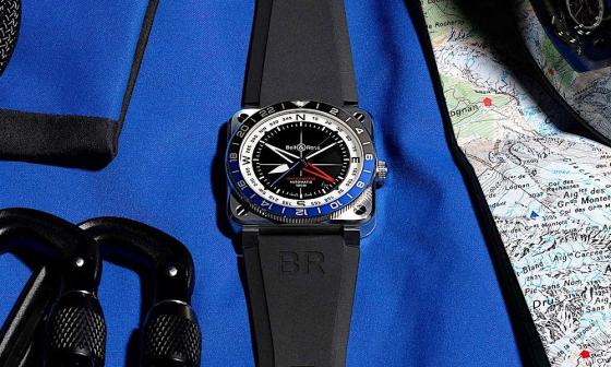 纵横天下 遨游四方：BELL & ROSS BR-03 GMT Compass