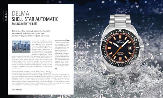 DELMA 德尔玛表 Shell Star 自动上链腕表 - 航海的必备之选
