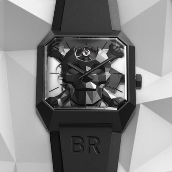 柏莱士 BELL & ROSS 骷髏头手表改换陶瓷壳 设计也更富3D立体感