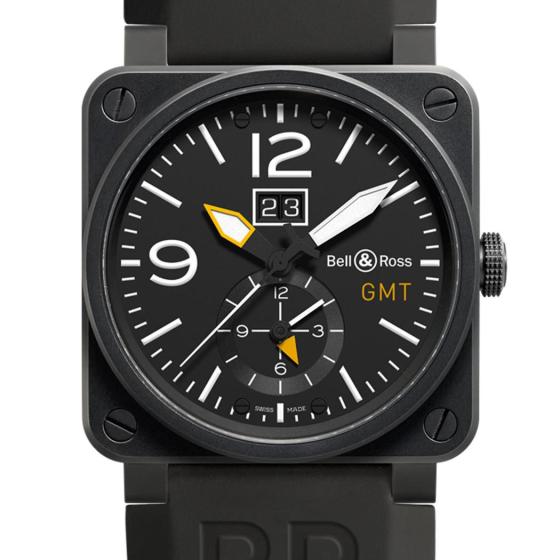 Bell & Ross柏莱士BR03-51 GMT CARBON 腕表