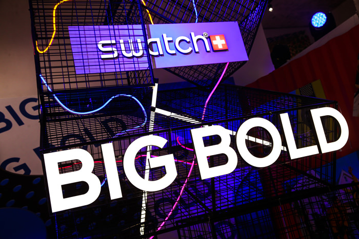 SWATCH全新Big Bold系列腕表体验展活动现场