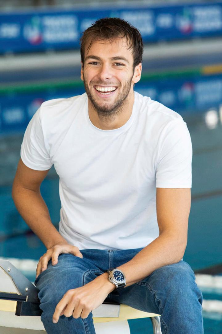 沛纳海最新的品牌大使为义大利游泳好手Gregorio Paltrinieri，他曾在里约奥运摘下1500公尺自由式的金牌，是前景看好的泳坛之星