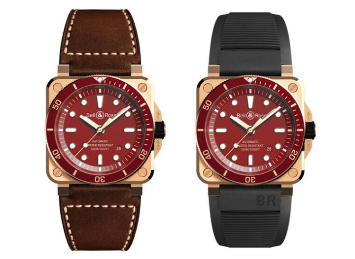 BR03-92 Diver Red Bronze
