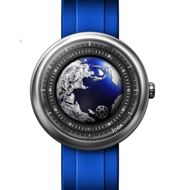 Challenge Watch Prize挑战奖（定价在CHF 3,500以下的手表）：CIGA Design Blue Planet